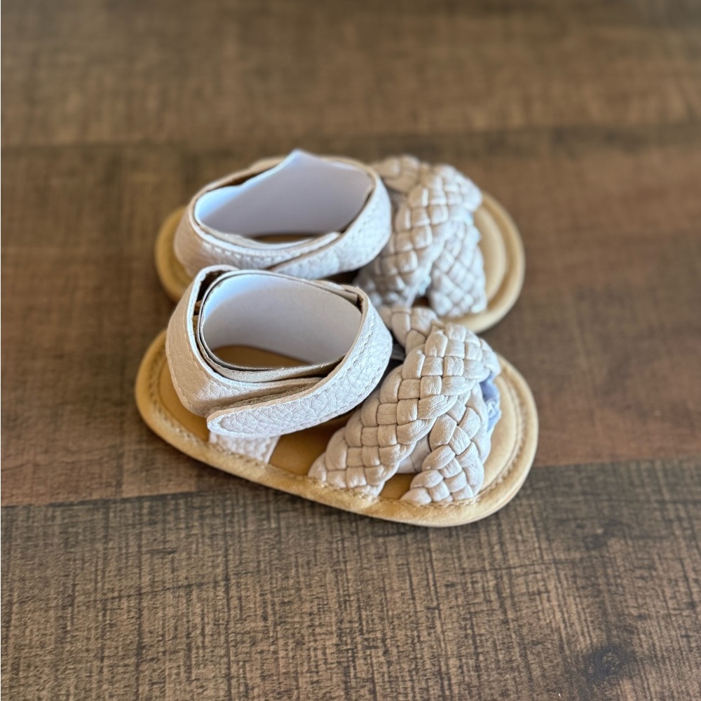 Boutique | tan Braided Sandals